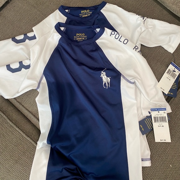 Polo Ralph Lauren running shirt boys small 8 new - Picture 2 of 2
